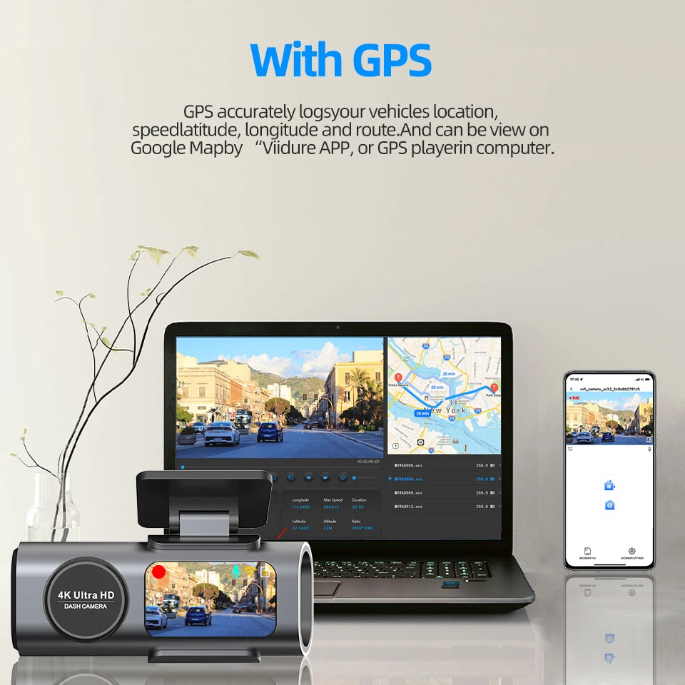 4K Ultra HD Smart Dash Camera