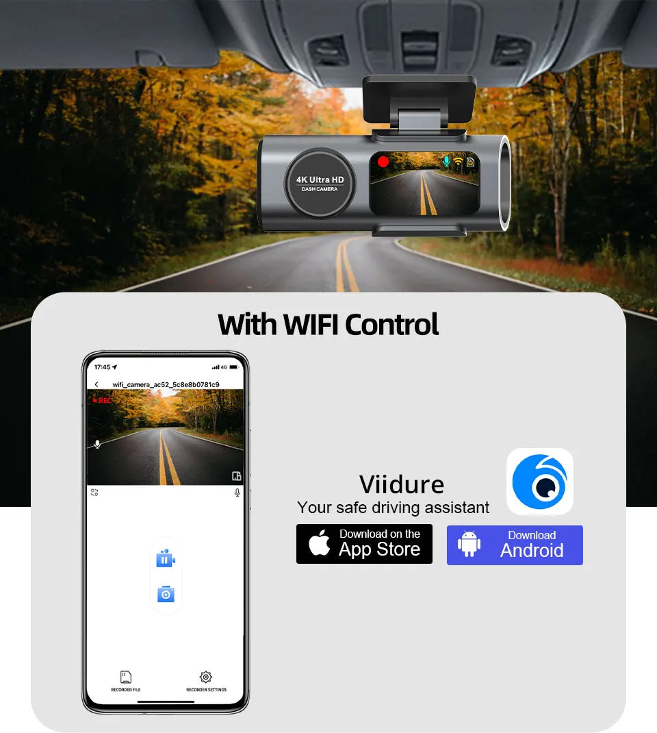 4K Ultra HD Smart Dash Camera